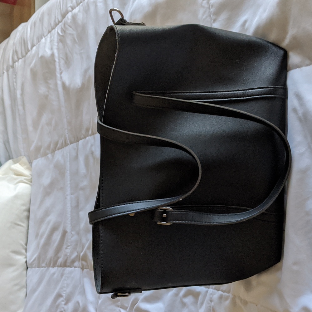 Black handbag